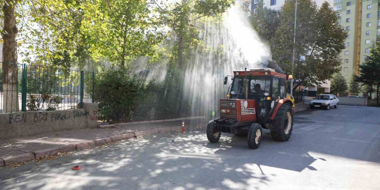Talas’ta Okul Çevrelerinde Haşerat İlaçlaması