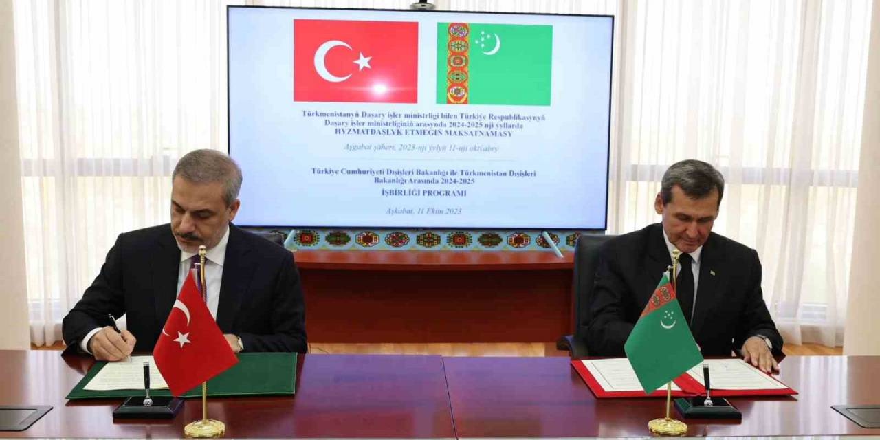 Dışişleri Bakanı Fidan: "Türkiye-türkmenistan Bir Millet, İki Devlet Ruhuyla Hareket Eden İki Devlet"