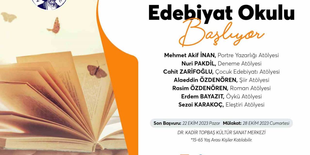 ’yedi Güzel’ Edebiyat Okulu 2’nci Kez Başlıyor