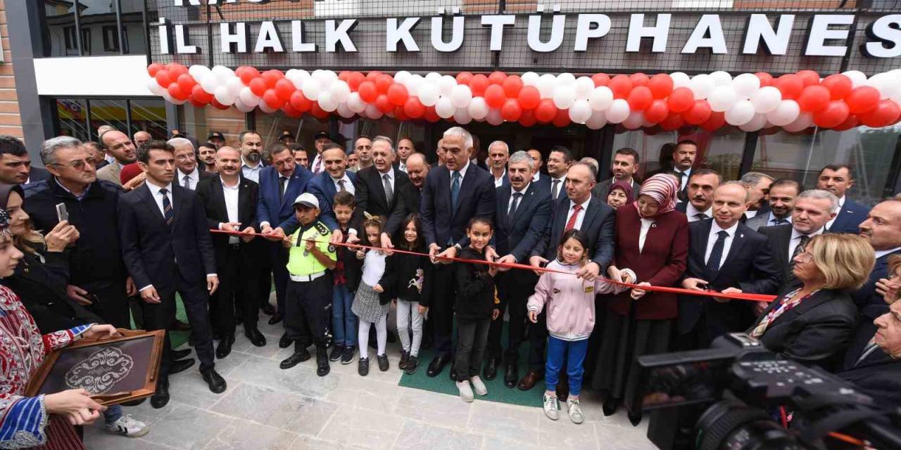 Bakan Ersoy: "Hedef Doğrultusunda 75 Kütüphanemizi Hizmete Açmış Bulunuyoruz"