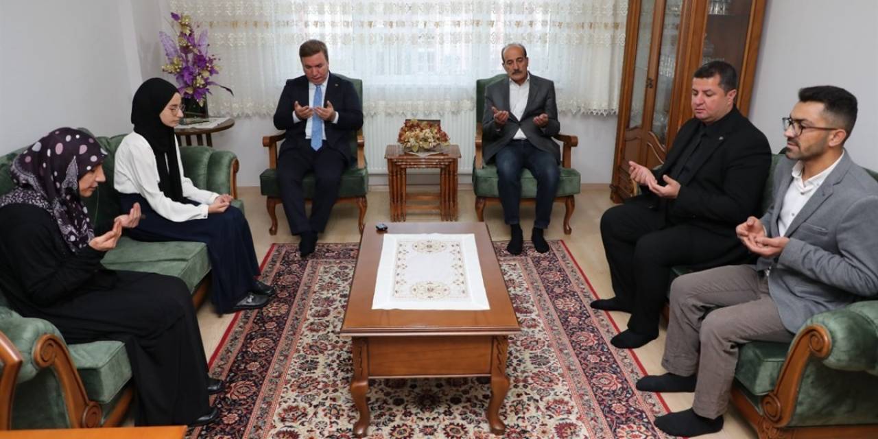 Erzincan’da Şehit Aileleri Ziyaret Edildi