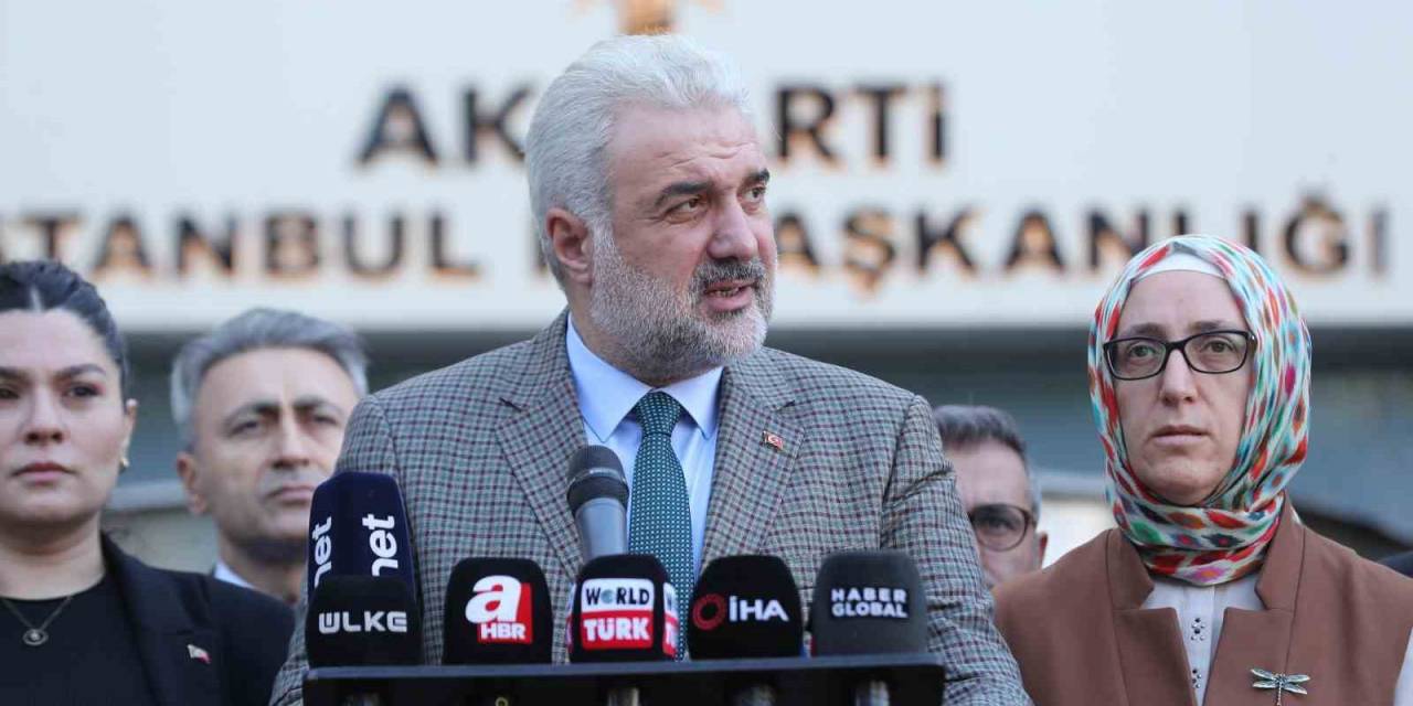 Ak Parti İstanbul İl Başkanlığı’ndan İsrail’e Tepki