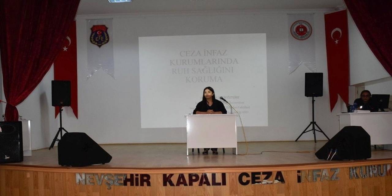 Hükümlü Ve Tutuklulara Ruh Sağlığı Anlatıldı