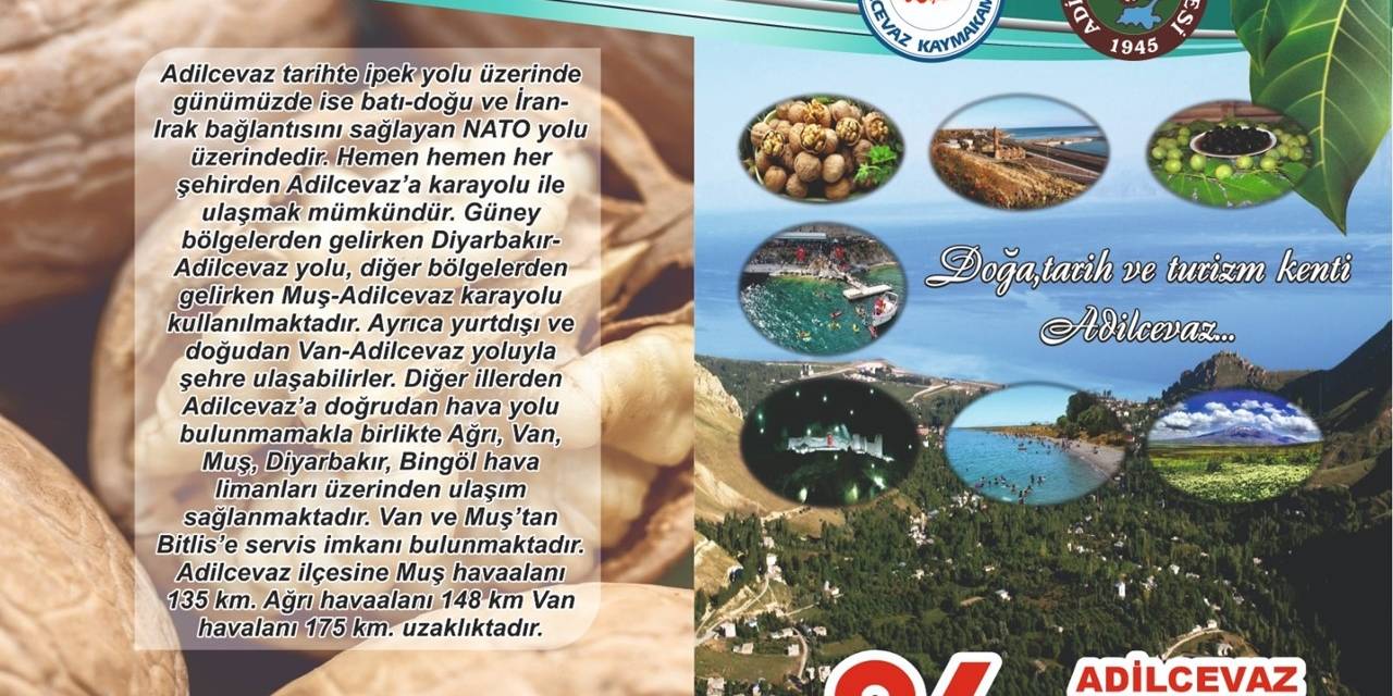 Adilcevaz’da “26. Ceviz Festivali Ve Kültür Etkinlikleri” Düzenlenecek