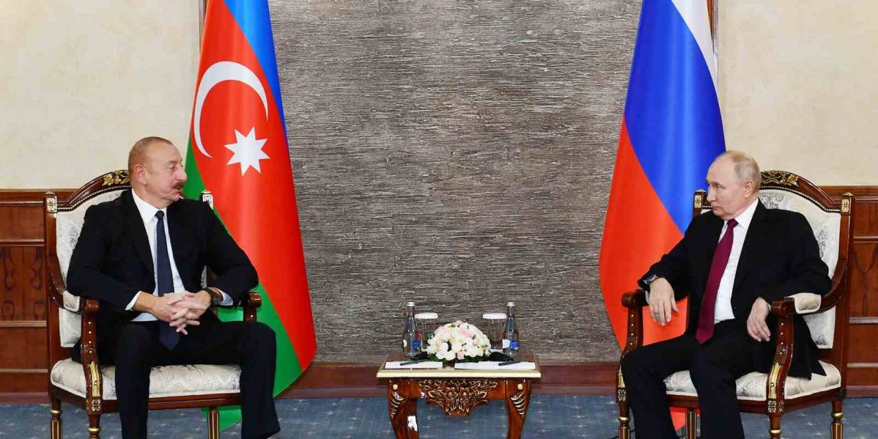 Aliyev Ve Putin Bişkek’te Bir Araya Geldi
