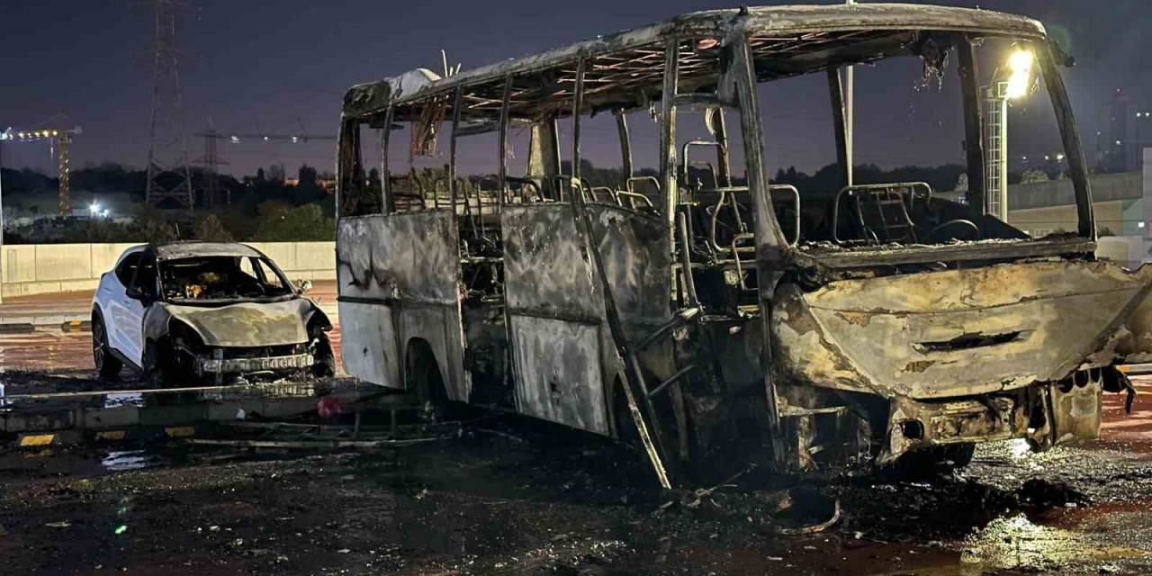 İspark Otoparkında Çıkan Yangın Söndürüldü