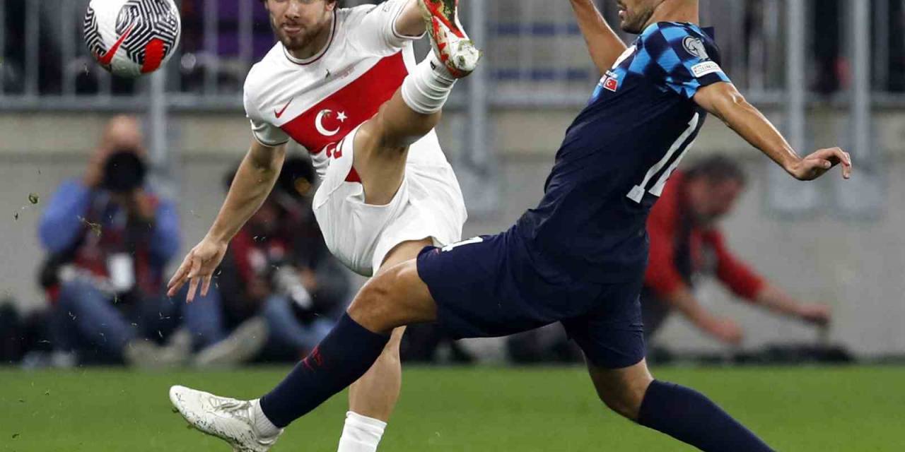 Euro 2024 Elemeleri: Hırvatistan: 0 - Türkiye: 1 (İlk Yarı)