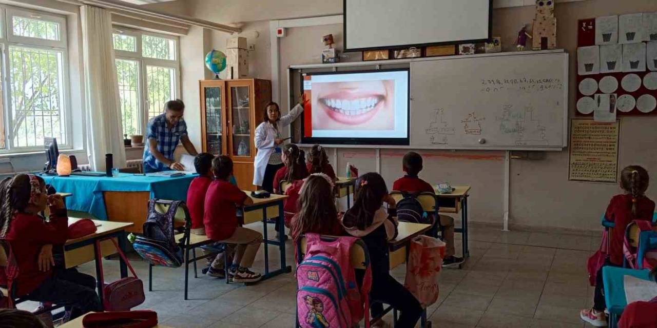 Nazilli’de Miniklere Ağız Ve Diş Sağlığı Anlatıldı