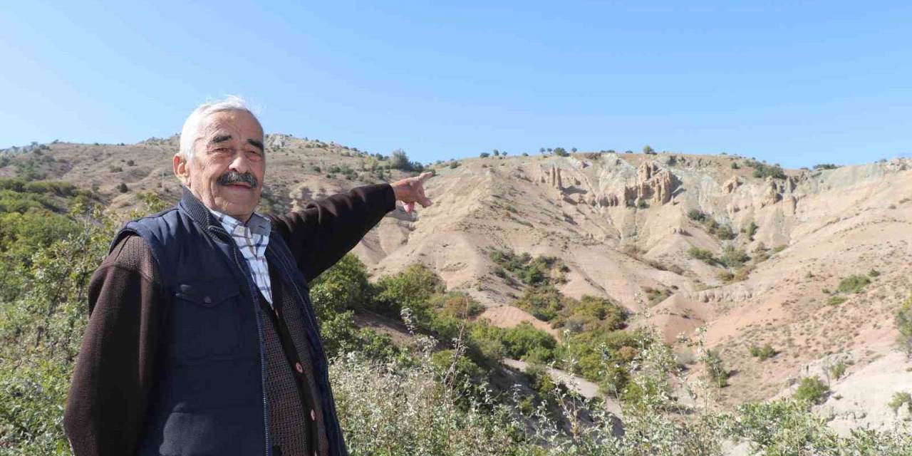 Bunlar Da Tokat’ın Peri Bacaları, Boyları 10 Metreyi Buluyor