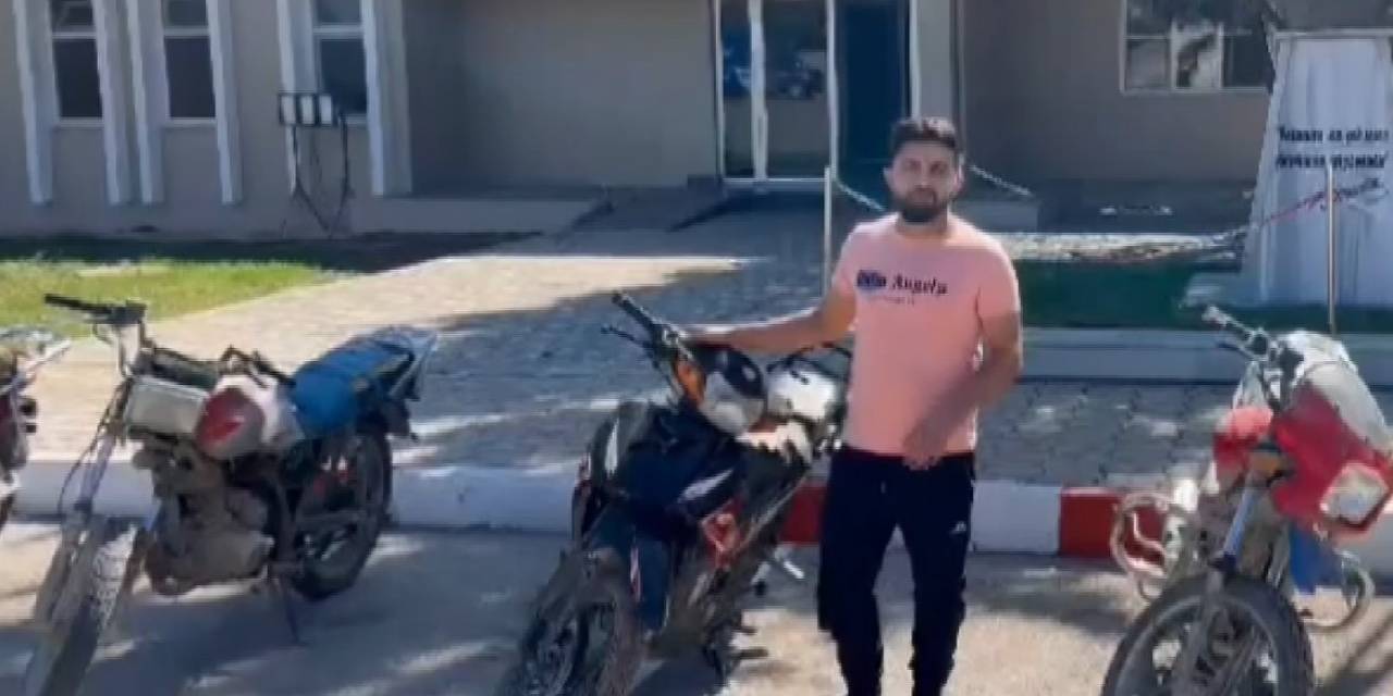 Vatandaştan, Çalınan Motosikletini Bulan Jandarmaya Teşekkür