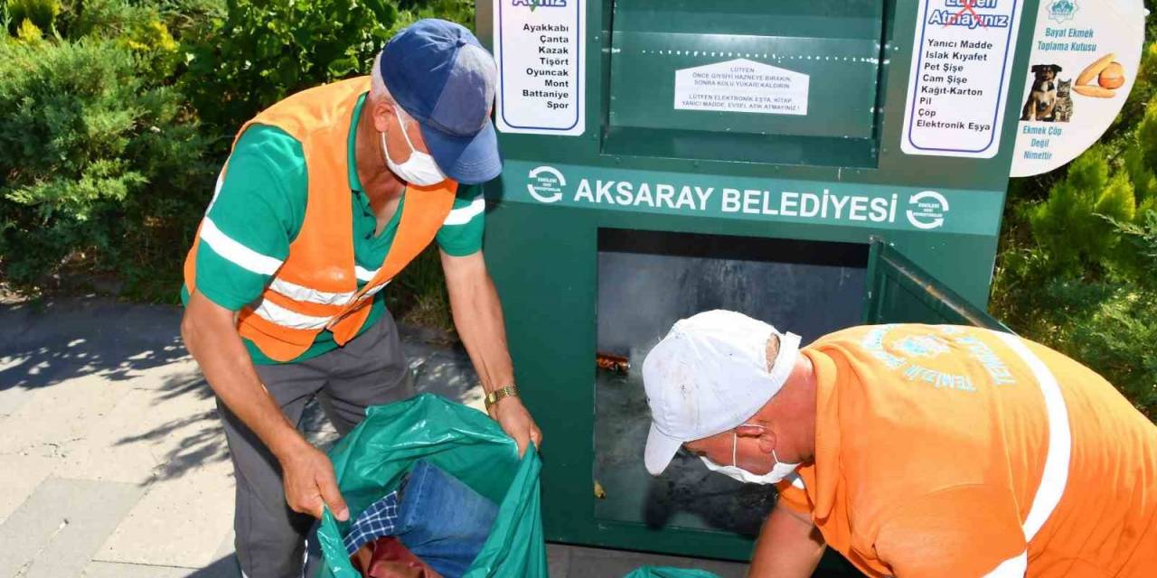Aksaray Belediyesi 50 Ton Geri Dönüşüm Ürünü Ekonomiye Kazandırdı