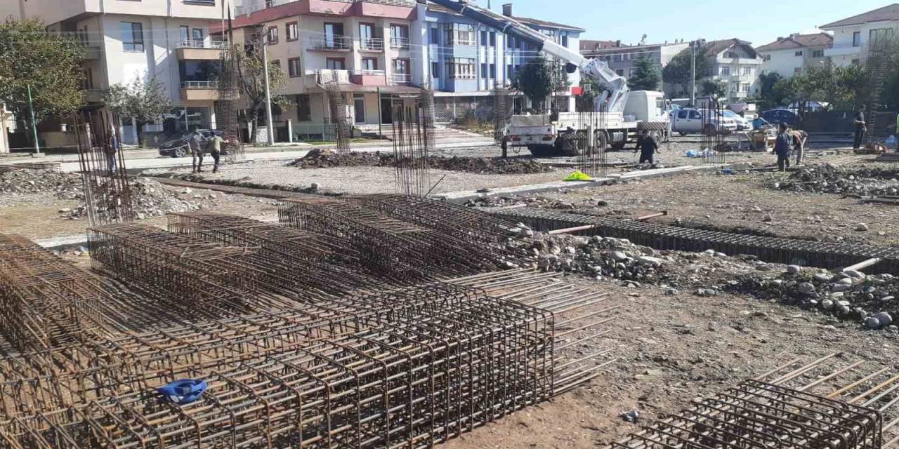 Pazaryeri İnşaatının Alt Yapısı Tamam