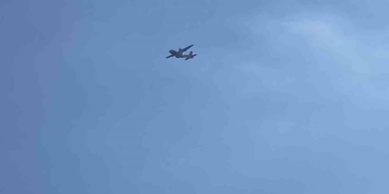Akdeniz’de Defalarca Sorti Yapan Sahil Güvenlik Uçağı Dikkat Çekti