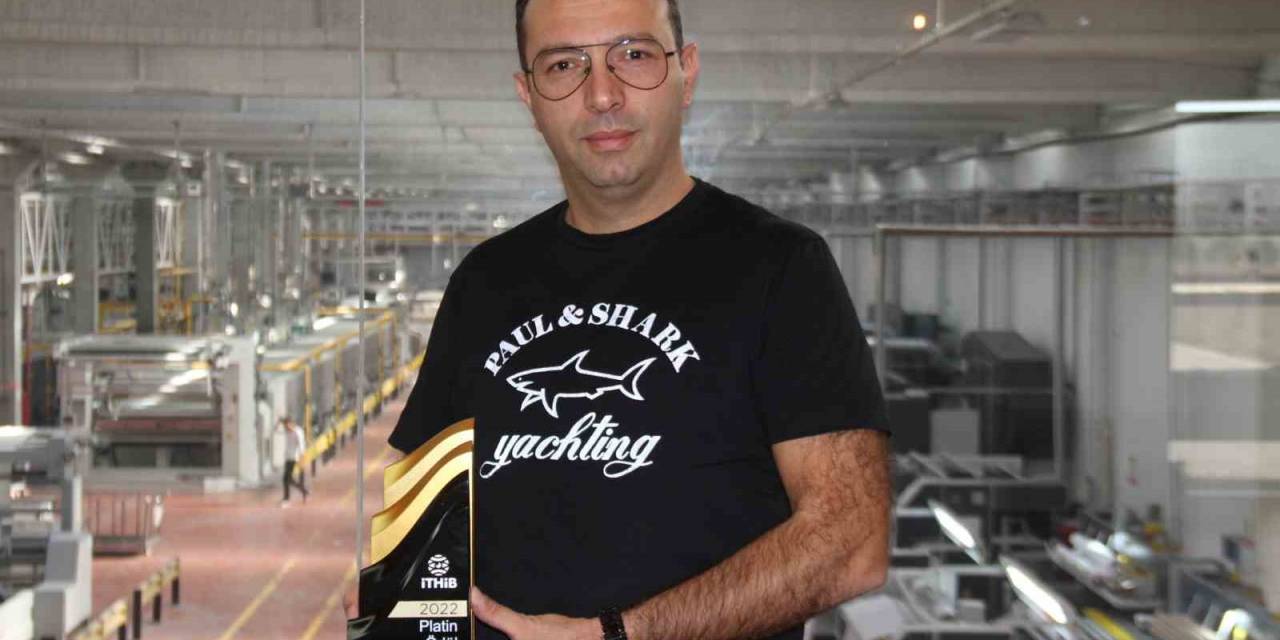 Elazığ’ı İhracatta Dünyada Temsil Eden Firmaya, Platin Ödülü Verildi