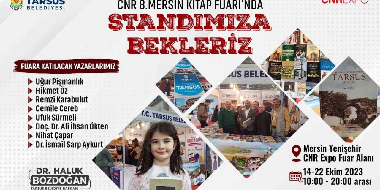 Tarsuslu Yazarlar Ve Tarsus Kitapları Halkla Buluşacak