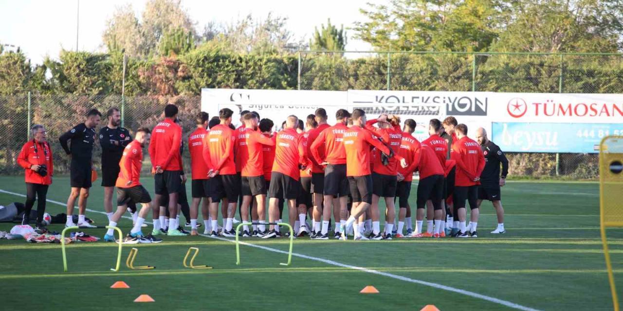 A Milli Takım, Letonya Maçı Hazırlıklarına Başladı