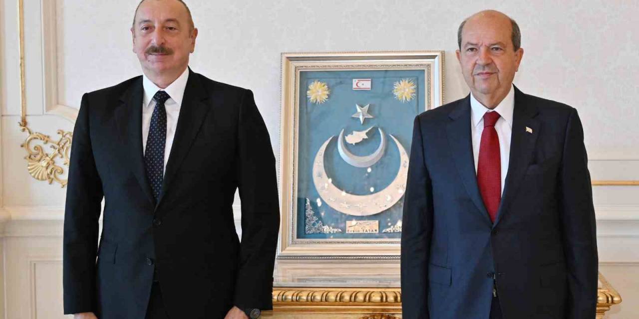 Aliyev, Kktc Cumhurbaşkanı Tatar İle Görüştü