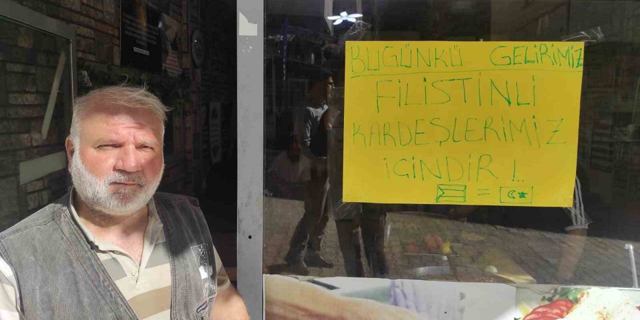 Batman’da Bir Çok Esnaf Filistin’e Destek Kampanyası Başlattı