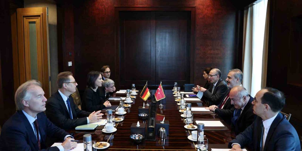 Dışişleri Bakanı Fidan, Alman Mevkidaşı Baerbock İle Filistin’i Görüştü