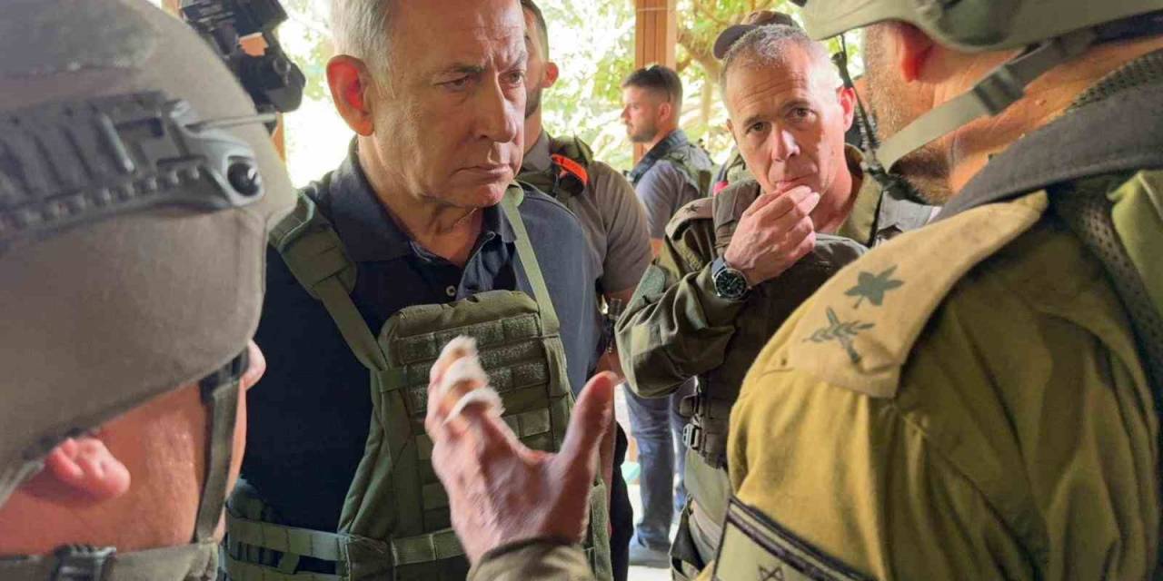 İsrail Başbakanı Netanyahu Gazze Sınırında