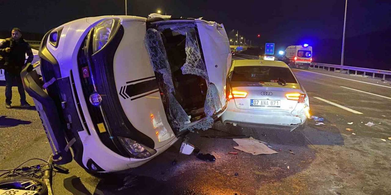 Kuzey Marmara Otoyolu’nda 3 Araç Birbirine Girdi: 2’si Ağır 9 Yaralı