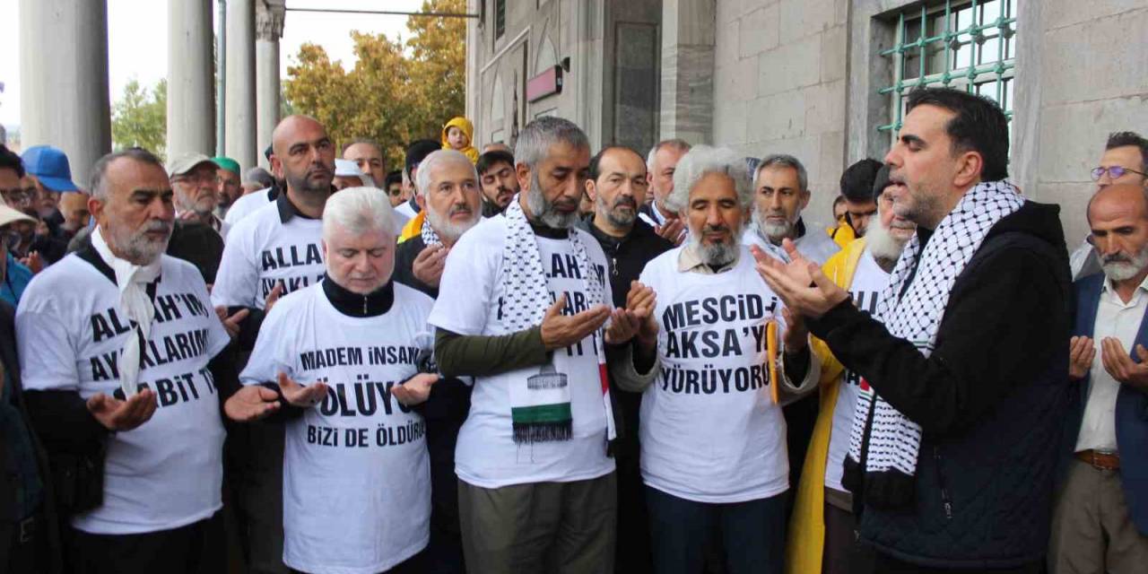 Yürüyerek Filistin’e Gitmek Üzere Kayseri’den Yola Çıktılar