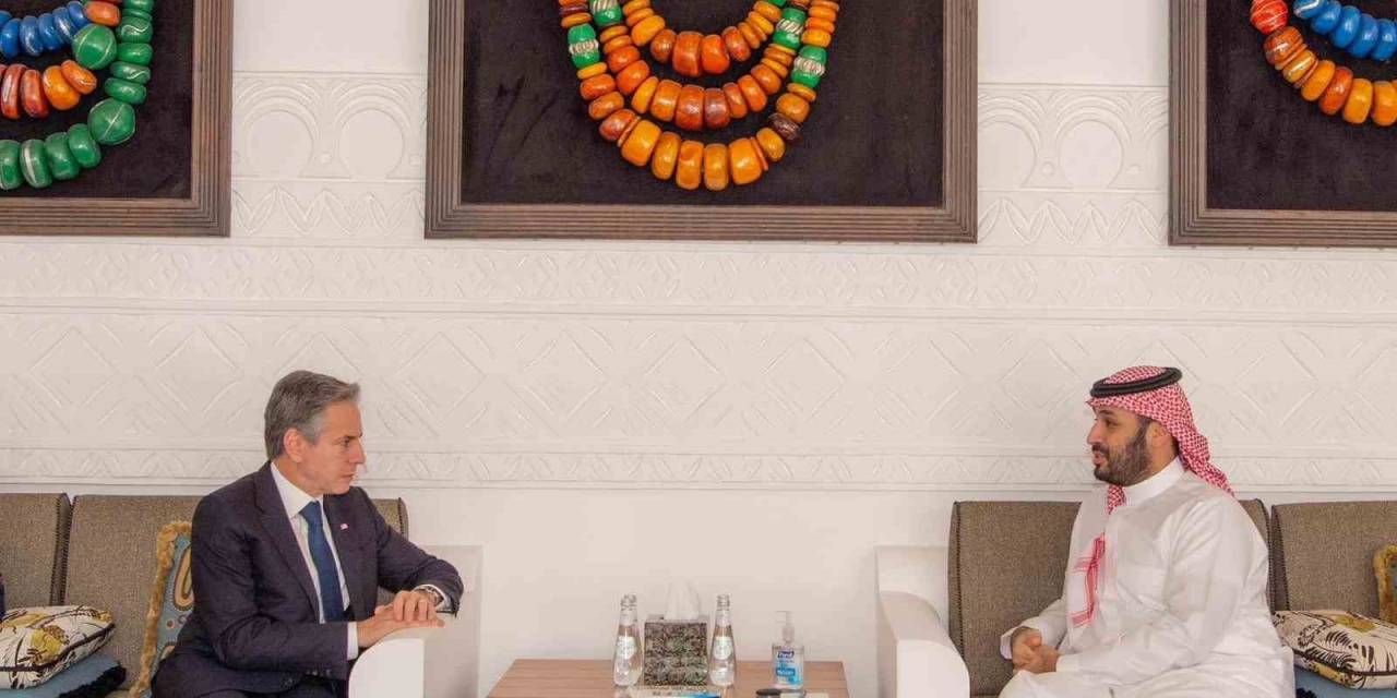 Blinken, Suudi Arabistan Veliaht Prensi Selman’la Görüştü