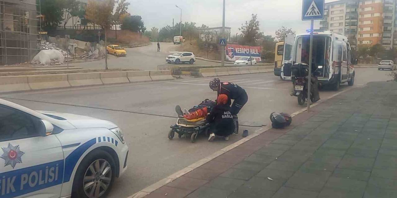 Kırıkkale’de Motosiklet Devrildi: 1 Yaralı