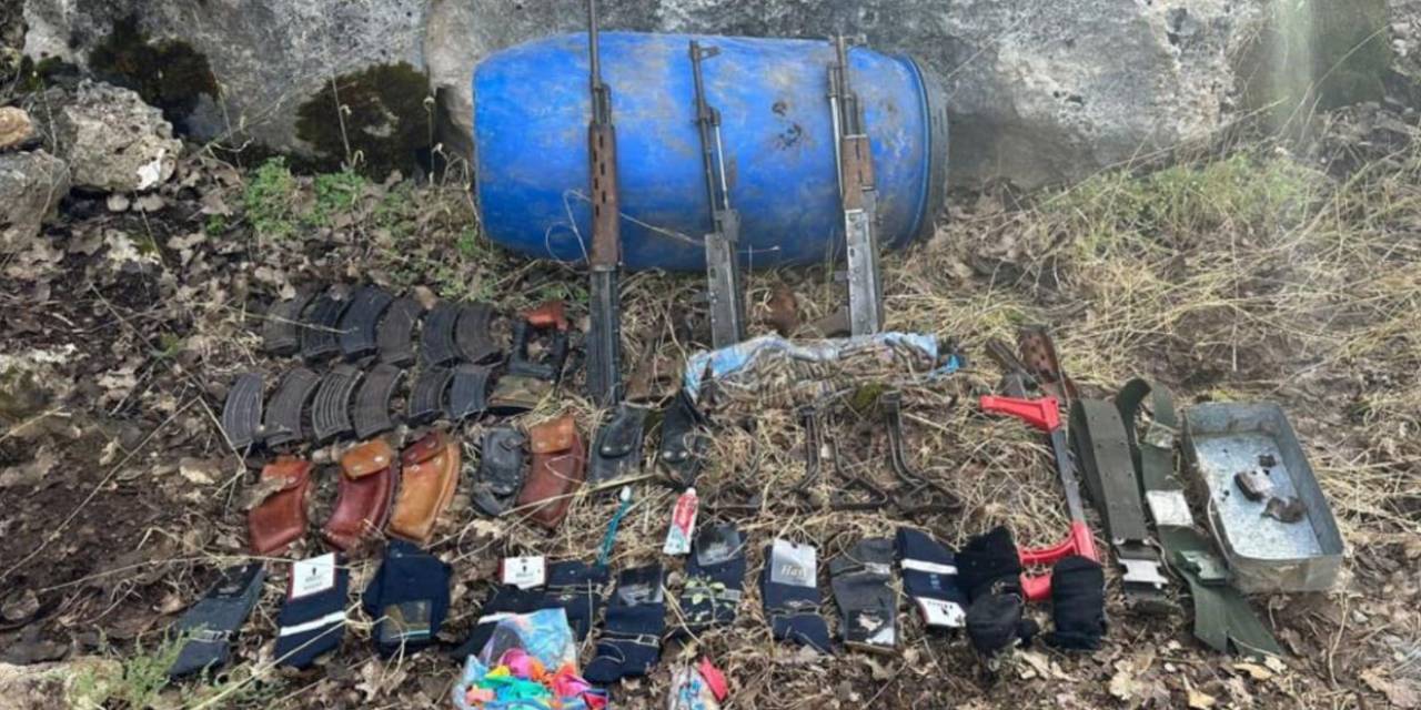 Gabar Dağı’nda Pkk’nın Silah Deposu Olarak Kullandığı İki Sığınak İmha Edildi
