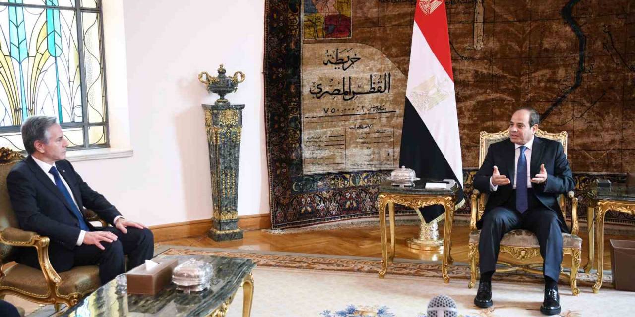 Mısır Cumhurbaşkanı Es-sisi’nin Blinken İle Görüşmesinde Yahudiler İle İlgili Sözleri Dikkat Çekti