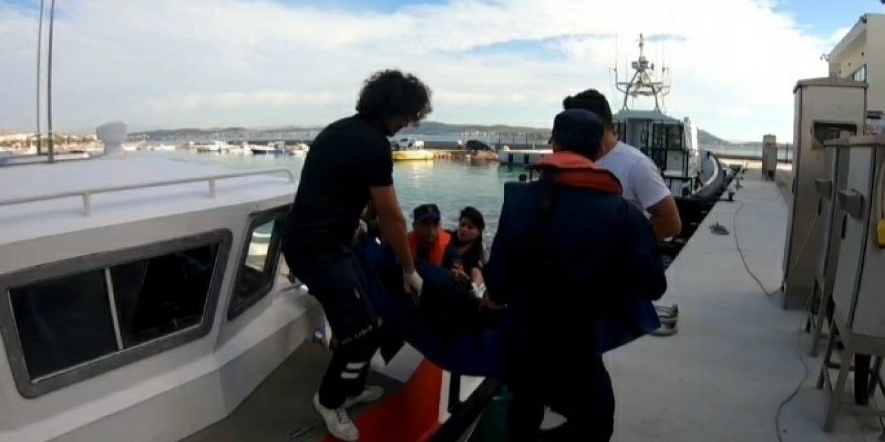 Dalış Teknesinde Rahatsızlanan Yolcu Sahil Güvenlik Tarafından Karaya Çıkarıldı