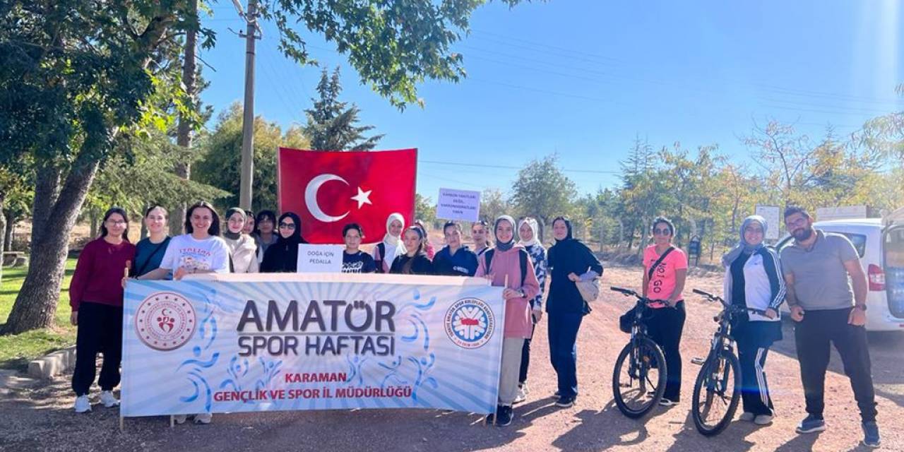 Karaman’da Öğrencileri Doğa Ve Sağlık İçin Pedal Çevirdi