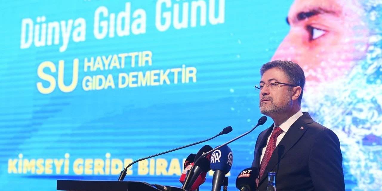 Bakan Yumaklı’dan Su Ve Gıda İsrafı Konusunda Çağrı