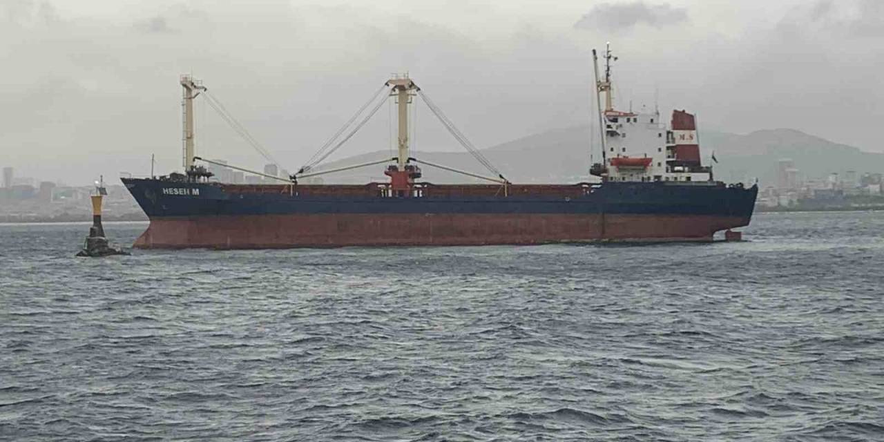 Maltepe’de Kuru Yük Gemisi Karaya Oturdu