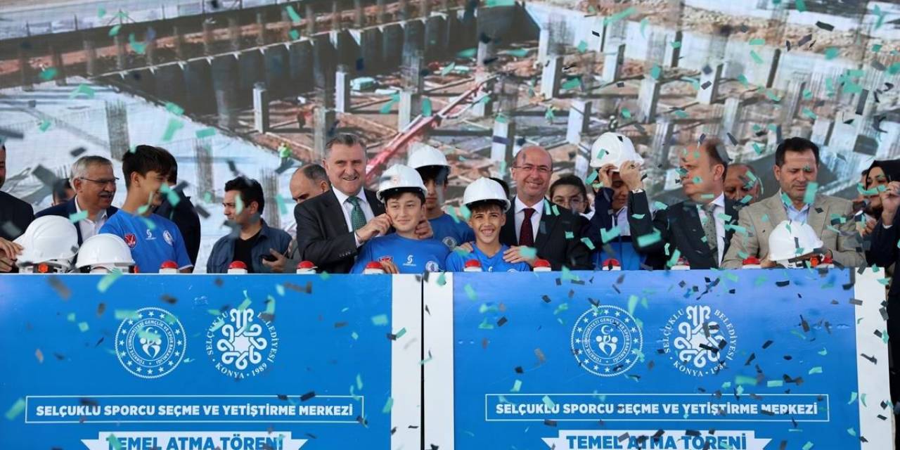 Bakan Bak, Sporcu Seçme Ve Yetiştirme Merkezi’nin Temel Atma Törenine Katıldı