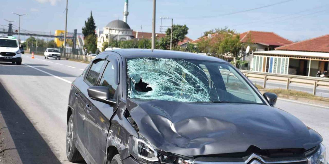 D-100’de Otomobilin Çarptığı Yaya Hayatını Kaybetti