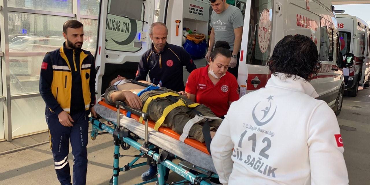 İnşaat Alanındaki Çukura Düşen İşçi Yaralandı