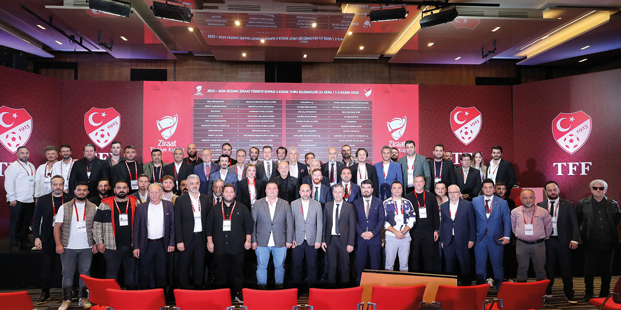 Ziraat Türkiye Kupası 3. Eleme Turu Kura Çekimi Yapıldı