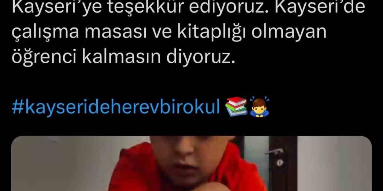 Vali Çiçek: “Her Ev Bir Okul Projesine Destekler Çığ Gibi Büyümeye Başladı”