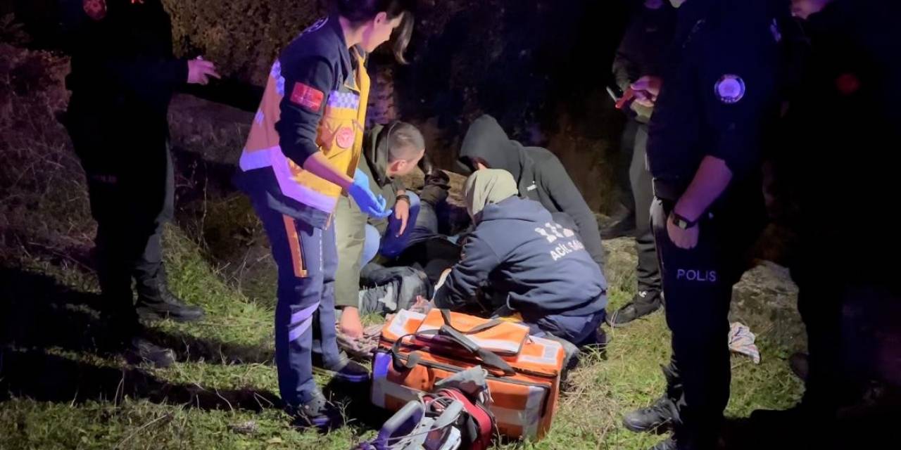 Dengesini Kaybedip Su Kanalına Düştü