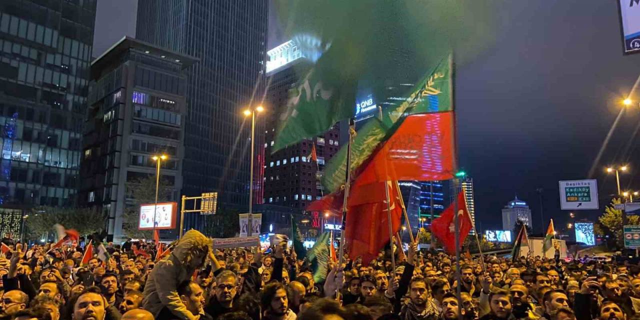 İsrail Başkonsolosluğu Önünde Protesto