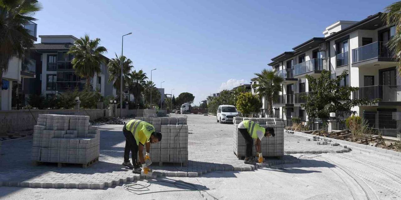 Kuşadası Belediyesi Davutlar Mahallesi’nde Yoğun Mesai Yapıyor
