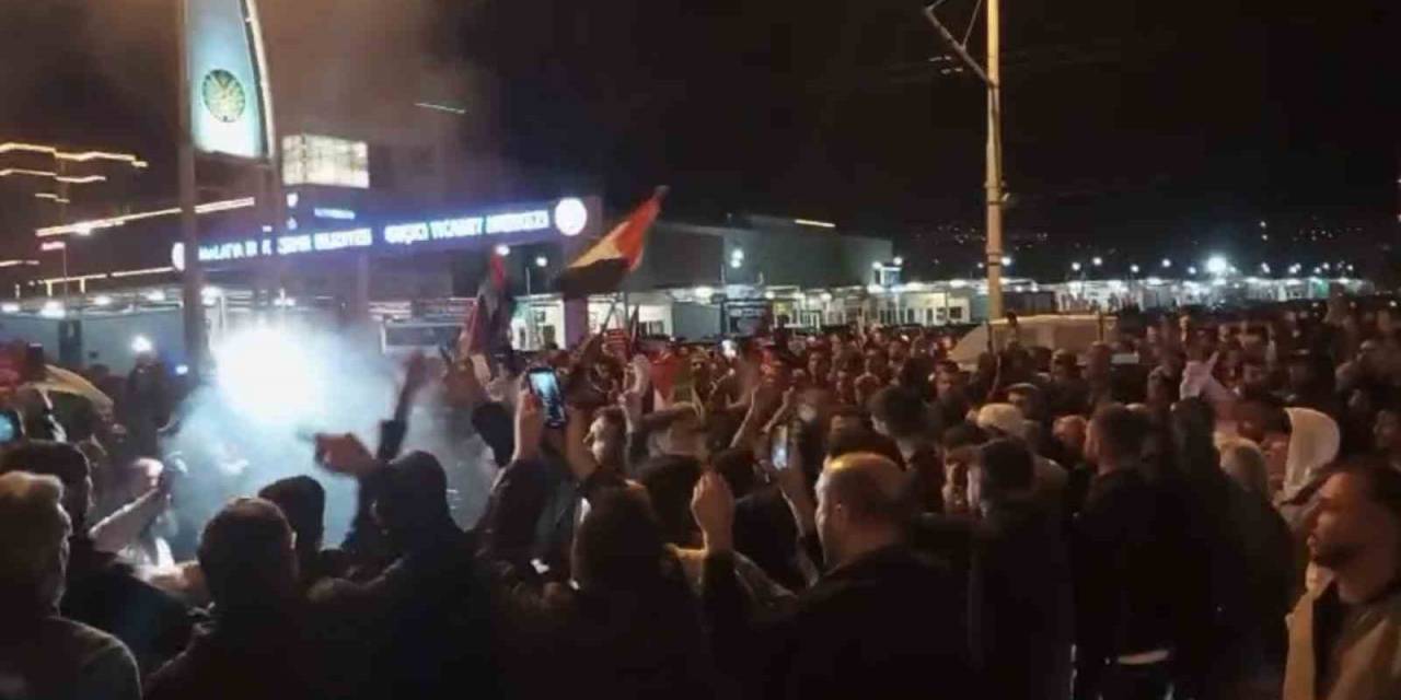 Malatya’da İsrail Protesto Edildi