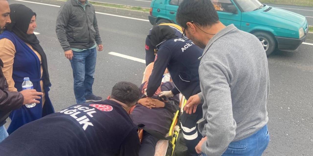 Yolun Karşısına Geçmeye Çalışan Yayaya Otomobil Çarptı