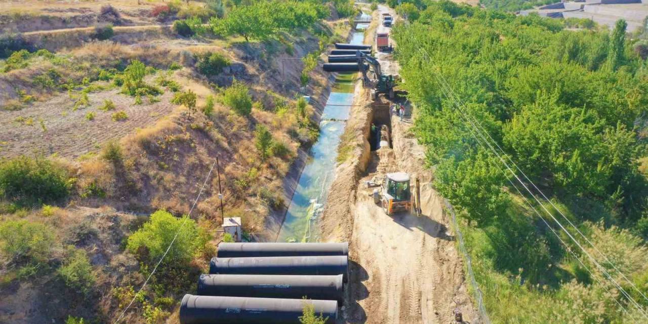 Malatya İçmesuyu İsale Hattında Çalışmalar Devam Ediyor