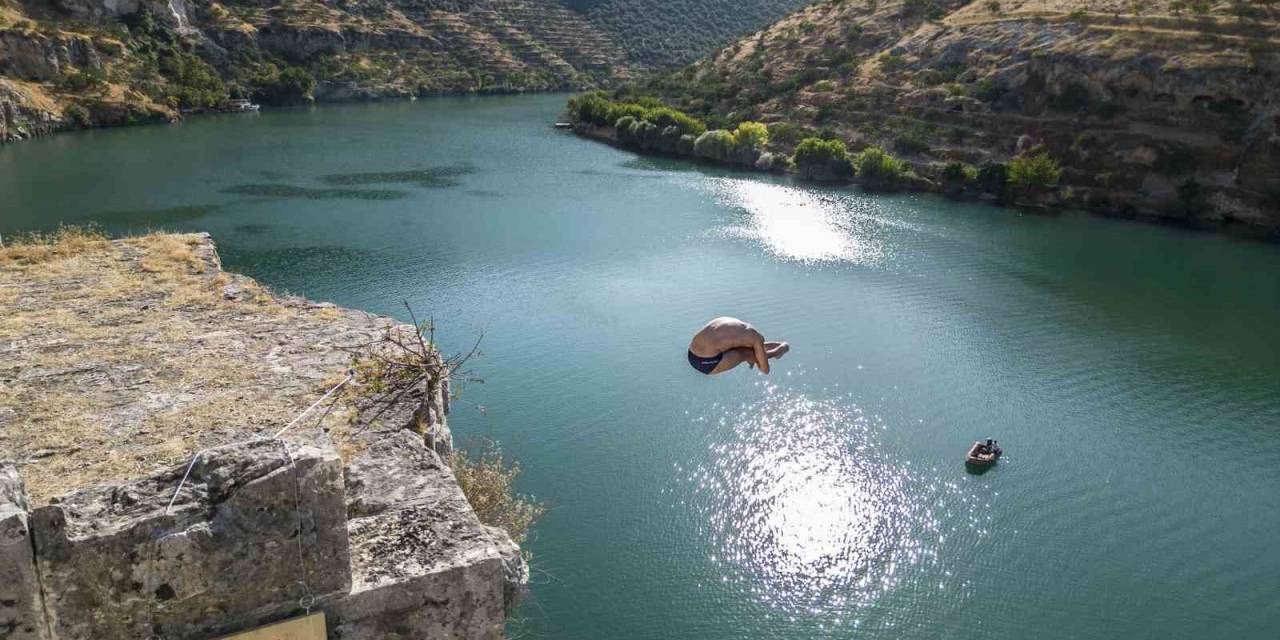 Red Bull Sporcusu Aidan Heslop’tan, Rumkale’de Etkileyici Dalış