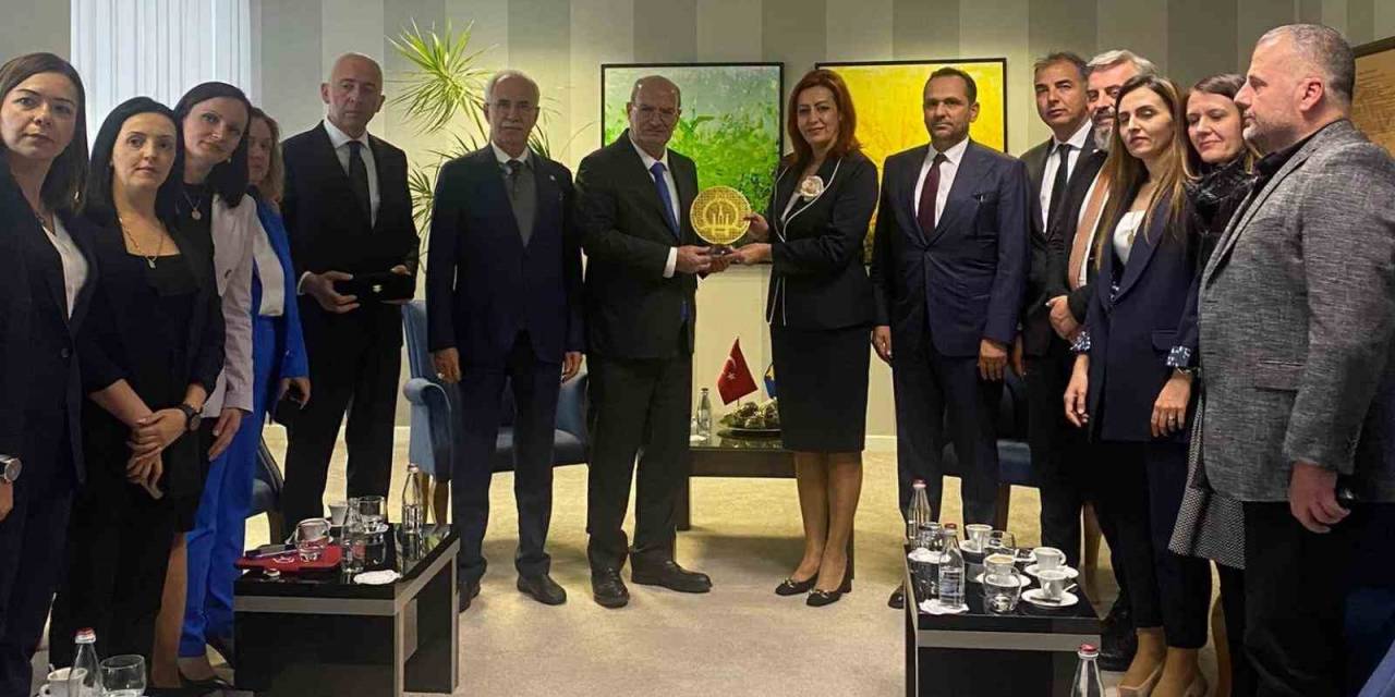 Ato Başkanı Baran’dan Kosova Cumhurbaşkanı Sadriu’ya Ziyaret