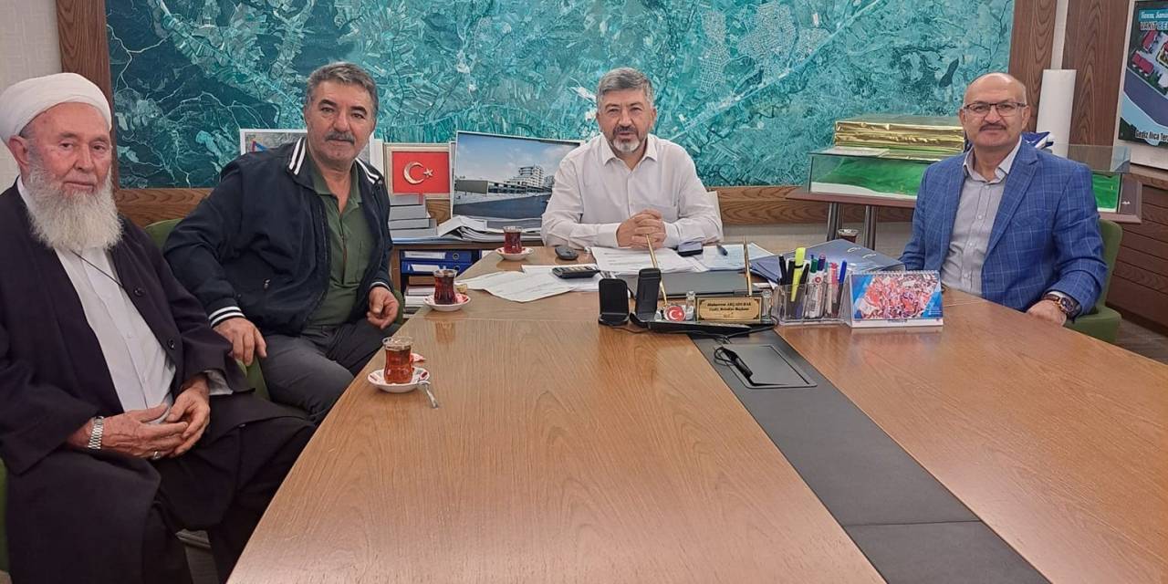 Gediz Ulu Cami’ye Yeni Ve Donanımlı Şadırvan İçin İlk Adım Atıldı