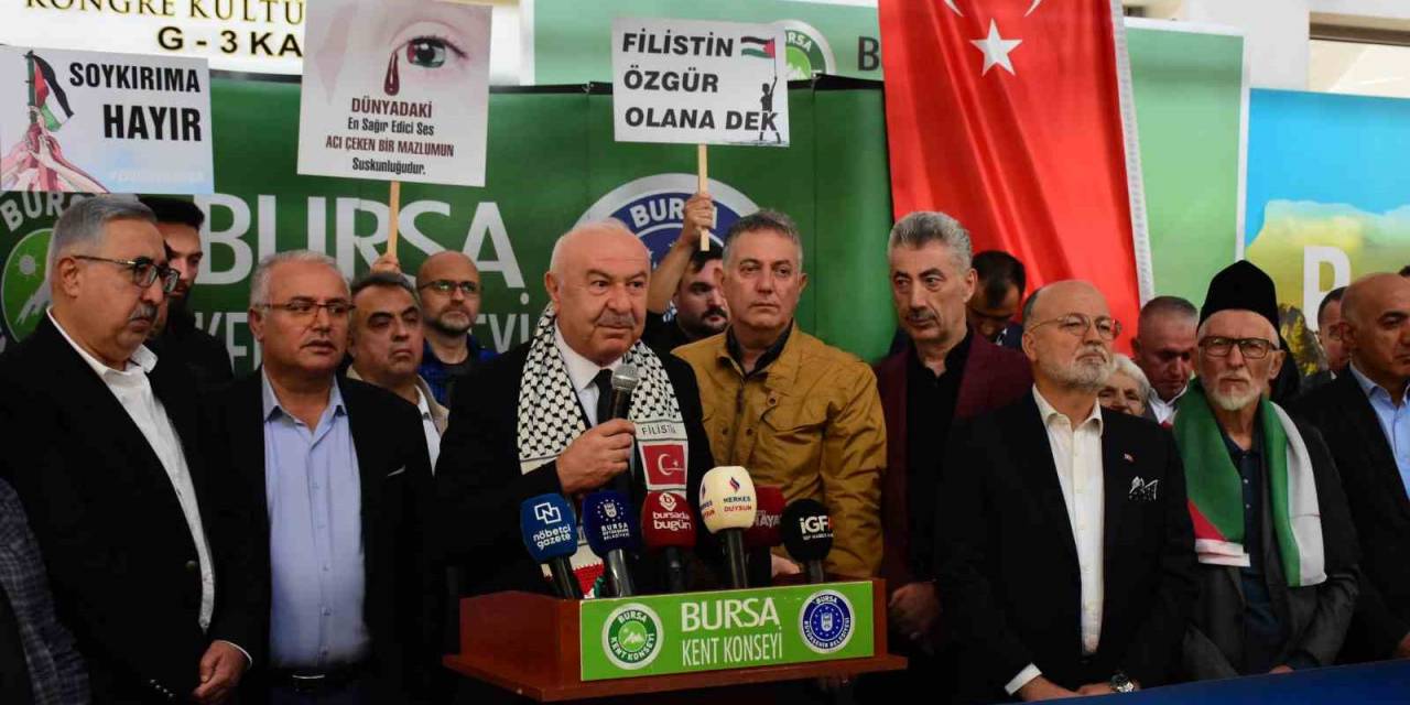 Bursa Kent Konseyi Zulme Sessiz Kalmadı