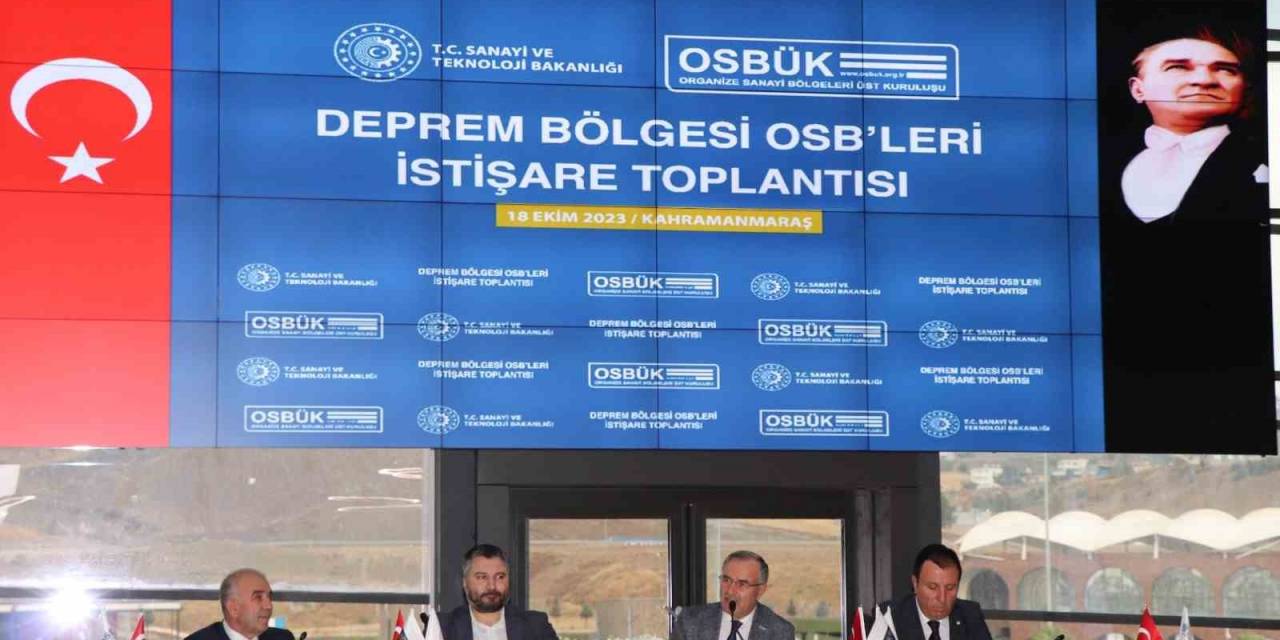 Osbük Deprem Bölgesindeki Osb’lerle Buluştu